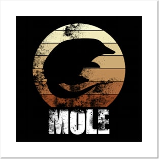 Retro Mole Posters and Art